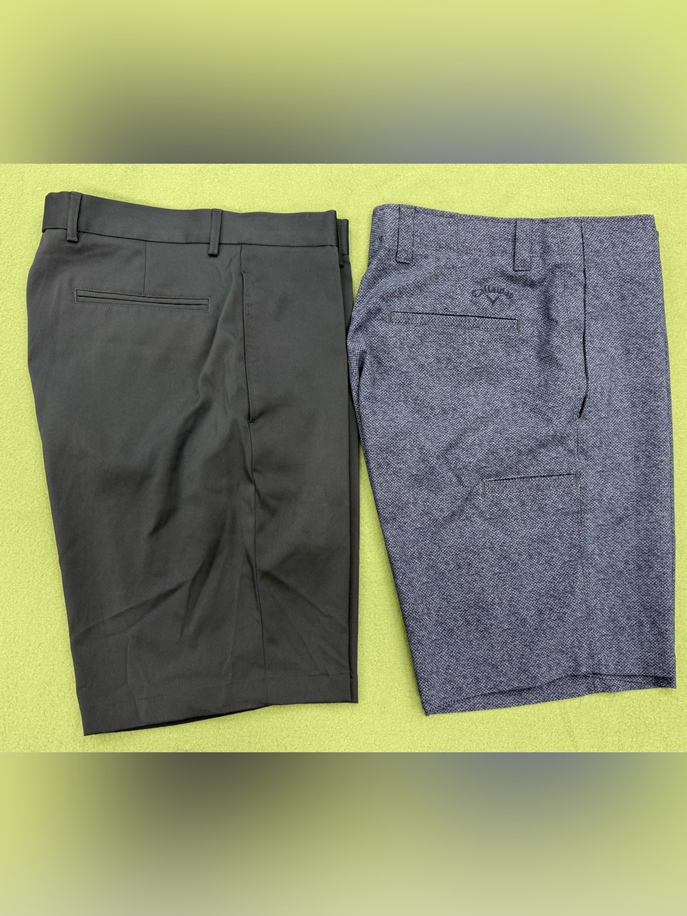 Lot of 2 Men’s Size 34 Slazenger and Callaway Blue Golf Shorts